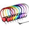 Ladont 8 Pack Kids Headphones Bulk for Classroom School Students Children Teens Boy Girl (8 Mixed Colors) view 1