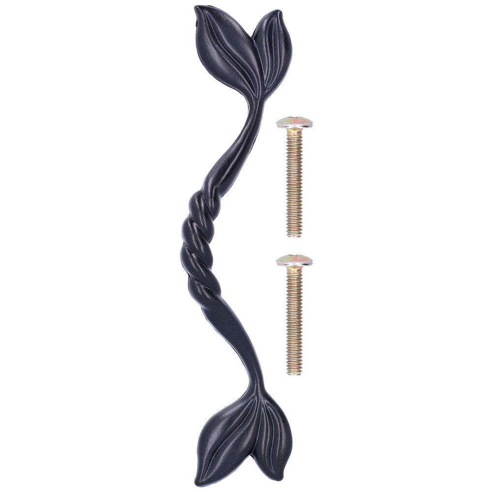 Marooma Innovative Black Zinc Alloy Cabinet Pull for Wardrobes and Home Furniture, Doors, Cabinets, and Drawers, Stylish and Functional Hardware for Modern Touch