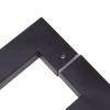 Marooma Modern Square Tube Door Pull Handle for Wooden and Aluminum Doors, Matte Black Finish with Functional and Aesthetically Pleasing Handles for Adding a Contemporary Touch view 2