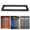 Marooma Modern Square Tube Door Pull Handle for Wooden and Aluminum Doors, Matte Black Finish with Functional and Aesthetically Pleasing Handles for Adding a Contemporary Touch view 3