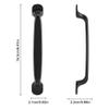 Marooma Robust and Reliable Black Door Handle for Cabinets, Wardrobes, Drawers, and Cupboards, Sturdy and Durable Hardware, Modern Touch Stylish and Functional Upgrade(2#) view 2