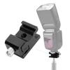 NovelGoal Hot Cold Shoe Flash to Bracket Stand Adapter Mount 1/4 Thread Screw Trigger Metal Compatible with Nikon Canon Sony DSLR Camera view 1
