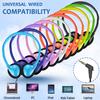 Ladont 50 Pack Bulk Classroom Headphones for Kids Students School, Multi Color Wired Headphones for Kids Children, 3.5mm Jack for Chromebook Laptop PC Computer view 4