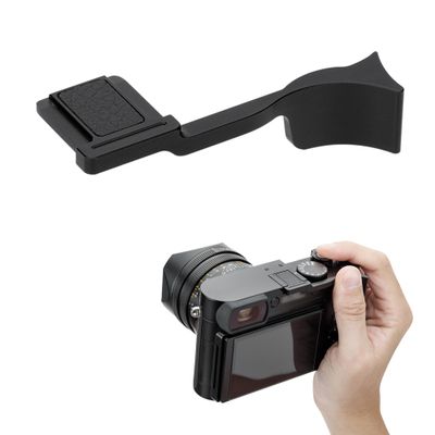 JJC Metal Thumb Grip Hot Shoe Thumb Rest for Leica Q3 43 Q3 Q2 Camera,Black