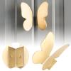 Marooma Elegant Butterfly Inspired Wardrobe Door Handles, Decorative Copper Cabinet Pulls and Drawer Knobs, Functional and Aesthetically Pleasing Hardware forCabinets, Drawers, Closet Doors view 4