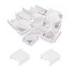 MECCANIXITY 20pcs Cable Raceway Coupler Straight Connector Cable Channel Hider Fitting for Cord Management Wiring Duct view 1