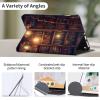 Case for 6" Kindle 11th Generation 2022 & Kindle 2024 12th Generation, Slim Light PU Leather Kickstand Cover with Auto Wake/Sleep for Kindle 6 inch, Library view 3