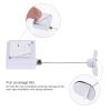 MECCANIXITY Retractable Cable Lock with Double-Sided Adhesive Remote Control Security Lock Arc Terminal for TV, DVD,Showroom,Remote,600g 4Set White view 4