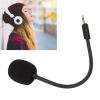 Zunate Mic Replacement Gaming Microphone Gaming Headset Voice 2.5mm Noise Reduction Detachable Game Boom Microphone, Flexible Arm, Rotatable Jack, Plug and Play view 4