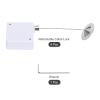 MECCANIXITY Retractable Cable Lock with Double-Sided Adhesive Remote Control Security Lock Round Iron Cap for TV, DVD,Showroom,Remote,600g 4Set White view 3