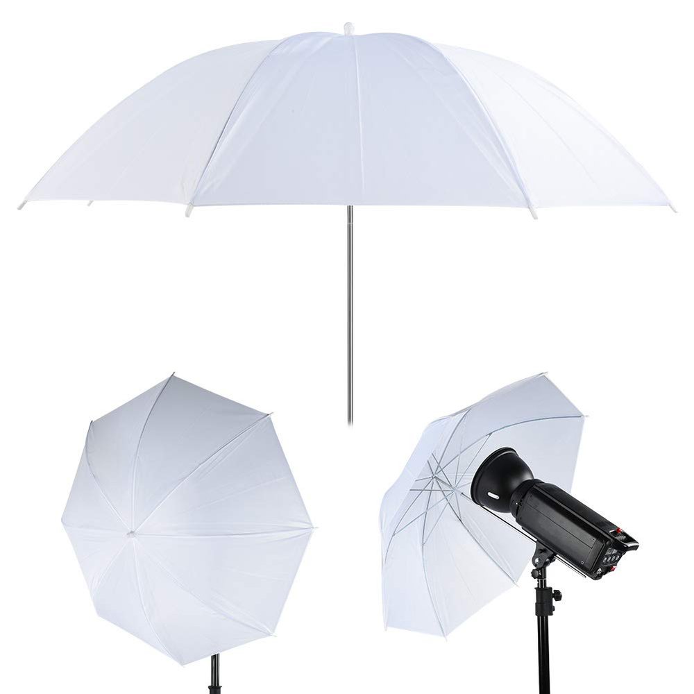 33 Inch Translucent White Soft Umbrella for Photography Studio Flash Light Diffuser
