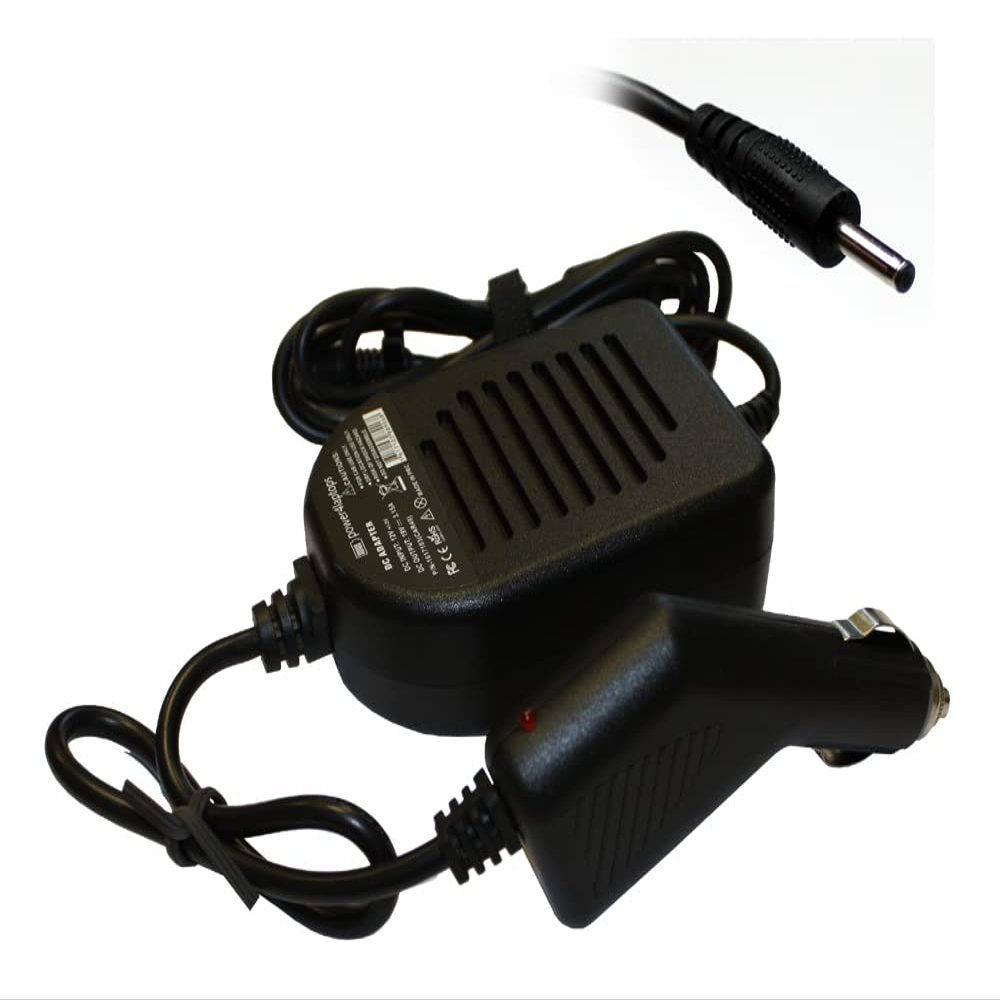 Power4Laptops DC Adapter Laptop Car Charger Compatible with Acer TravelMate TMB118-M-P98A