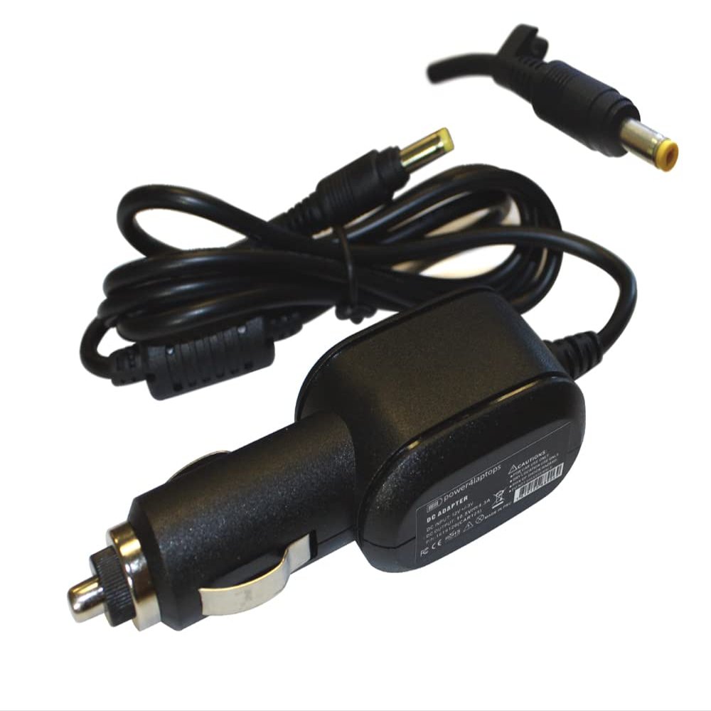 Power4Laptops DC Adapter Laptop Car Charger Compatible with Sony Vaio SVD132290S