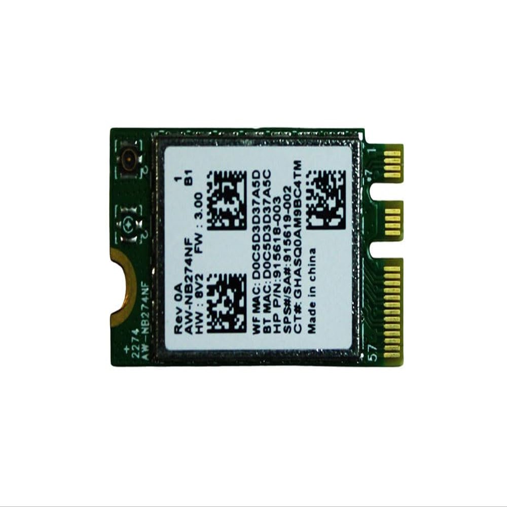 Power4Laptops Replacement WiFi Wireless Bluetooth Card Compatible with HP Home 15-bs085nm