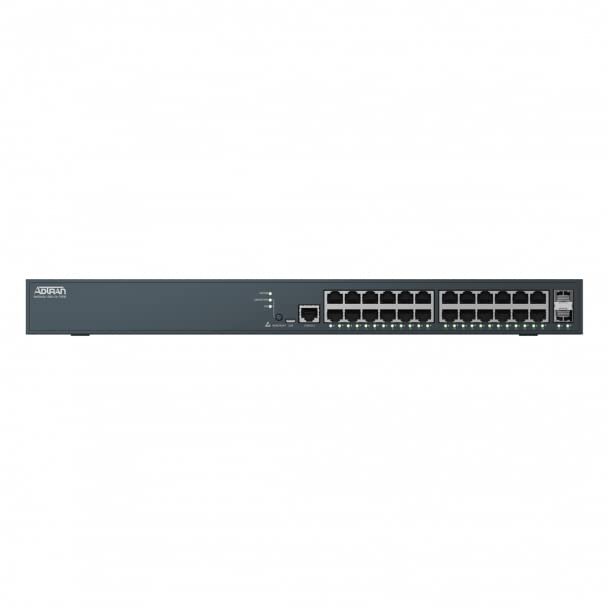 ADTRAN Netvanta 24-Port, Layer 3, Gigabit PoE+ Ethernet Switch Supporting 370 Total Watts 1570-24-370W Switch - 17101574PF1