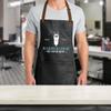 TEEAMORE Custom Barber Apron Hairdressers Men Hair Stylist Salon Two Big Pockets Grooming Aprons Barbershop DarkMidnight D4_19 view 3
