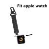Murciful Keychain Clip for Apple Watch 44/45/46/49mm,Paracord Lanyard for iWatch Series11 10 9 8 7 6 5 4,SE3,Ultra3,Apple Watch Keychain,Outdoor Activities Strap view 2