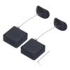 MECCANIXITY Retractable Cable Lock with Double-Sided Adhesive Slow Remote Control Security Lock Arc Terminal for TV, DVD,Showroom,Remote,600g 2Set Black view 1