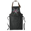 TEEAMORE Custom Barber Apron Hairdressers Men Hair Stylist Salon Two Big Pockets Grooming Aprons Barbershop DarkMidnight D8 view 2