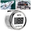 Estink Depth Sounder Kit, DC 12V IP67 Dash Depth Finder Transducer with White Backlight Digital Boat Depth Finder Marine Instruments for Yachts Fishing Boats Marine Transportation view 4