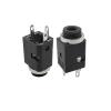 10Pcs PJ-341 3.5mm Headphone Jack Connector 3.5 mm 3 Pin A-dio Headphone Socket Female Vertical Straight pl;/UG with Nut PJ341-3P view 1