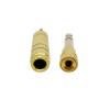 4Pcs 3.5mm TRS pl;/UG to 6.35mm Jack Adapter 6.35 Male to 3.5 Female Gold Plated Set Stereo A-dio Headphone Microphone Converter view 3