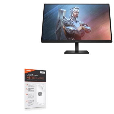 BoxWave Screen Protector Compatible with HP Omen FHD 165Hz (27 in) - ClearTouch Anti-Glare (2-Pack), Anti-Fingerprint Matte Film Skin