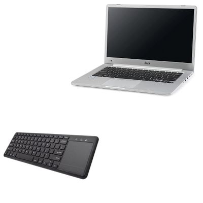 BoxWave Keyboard Compatible with AGB Orion RA-0301 - MediaOne Keyboard with TouchPad, USB Fullsize PC Wireless TrackPad - Jet Black
