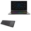 BoxWave Keyboard Compatible with Eluktronics MAX-17 - MediaOne Keyboard with TouchPad, USB Fullsize PC Wireless TrackPad - Jet Black view 1
