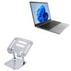 BoxWave Stand and Mount Compatible with Alldocube GT Book 15 - Executive VersaView Laptop Stand, Ergonomic Adjustable Viewing Angle Metallic Riser - Metallic Silver view 1
