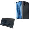 BoxWave Keyboard Compatible with TCL 40 X - SlimKeys Bluetooth Keyboard - with Backlight, Portable Slim LED 7 Colors - Jet Black view 1