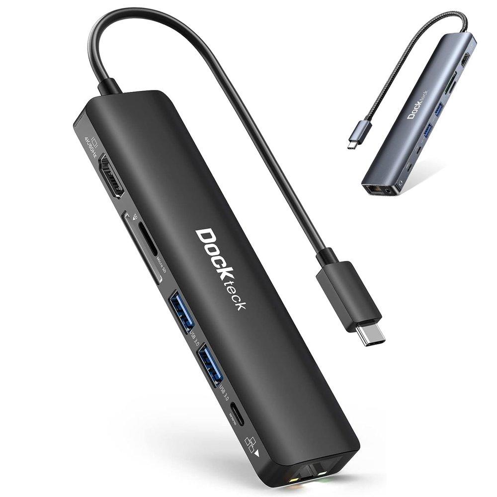 9 in 1 USB C Hub Bundle with 7 in 1 USB C Hub, Compatible with Steam Deck MacBook Pro/Air, iPad Pro
