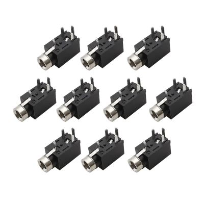 10Pcs/lot 2.5mm Headphone Jack PJ-210B 4 Pin DIP 2.5mm Female Socket Headphone A-dio Connector