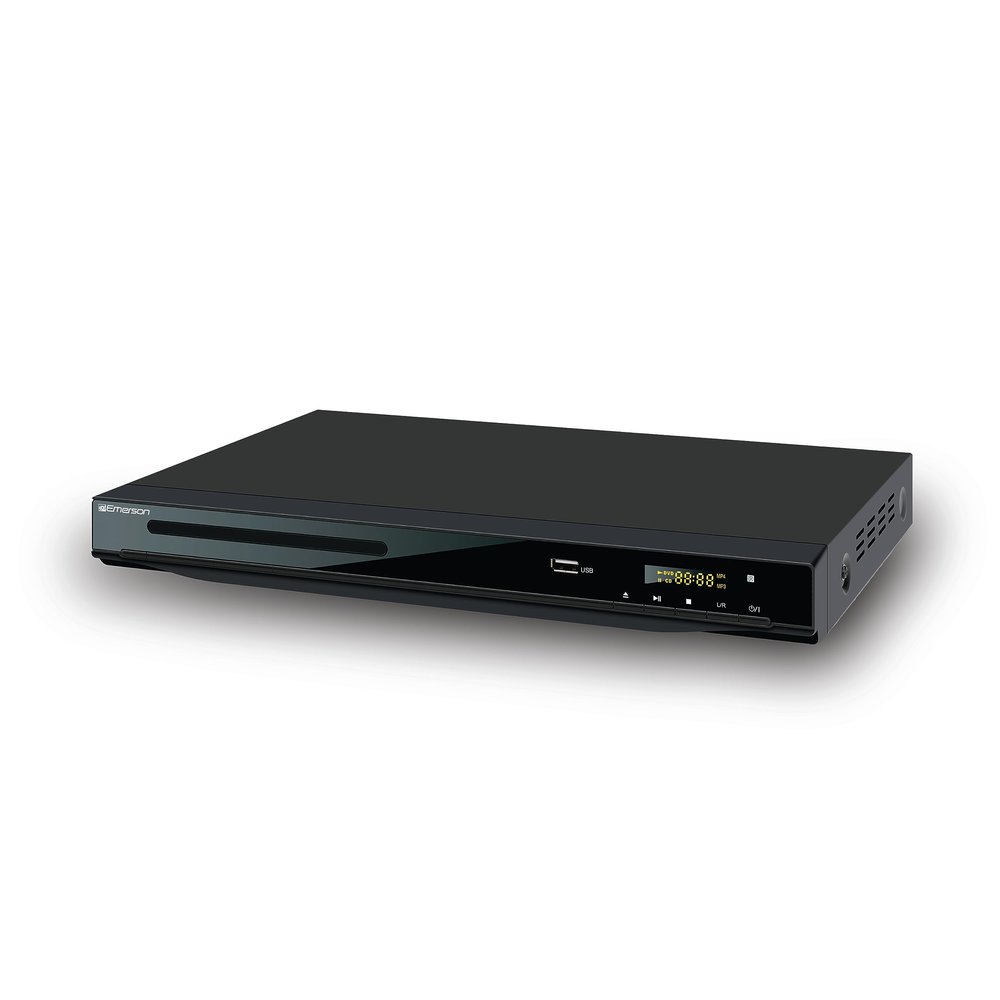 Emerson ED-8000 DVD Player with HD Upconversion, HDMI Output, USB Playback, 1080p Resolution, and Dolby Digital Surround Sound  Enhance Your DVD Collection with High-Definition Picture Quality