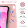 FGZZROU for iPad 10th Generation Case with Keyboard, 10.9 inch 2022 Magnetic Detachable BT Keyboard Silicone Lining Smart Cover with Pen Holder, Easy to Clean iPad 11th(A16,2025) Case (Pink) view 3
