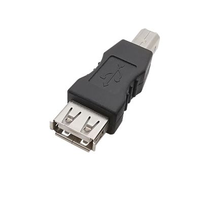 1Pcs USB 2.0 Type A Male/Female to USB Type B Male Plugs Printer Square Interface Connector USB Adapter Converter(1Pcs A-USBK)