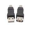1Pcs USB 2.0 Type A Male/Female to USB Type B Male Plugs Printer Square Interface Connector USB Adapter Converter(1Pcs A-USBK) view 4