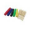 10Pcs 2mm Banana pl;/UG Connectors Gold Plated 2mm Male Pin Plugs Instrumentation Testing Wire Cable Solder Type Bananas Connector(10Pcs Green) view 3