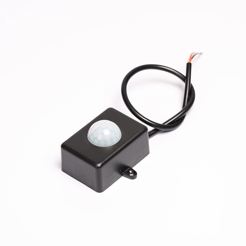 Flyron Technology PIR Motion Sensor/Detector - Black - Wall Mount - 6m Range - -20C to +50C - Plug-in Capability