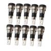 10Pcs 4mm Banana Female Socket Jack Panel Mount Binding Post Connector Fit Compatible 4mm Banana pl;/UG Red Black(Black 10Pcs) view 1
