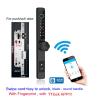 HAvern Intelligent Lock Ultra-Thin Aluminum Alloy Door Intelligent Digital Fingerprint Lock Waterproof with Key Round Handle TTLock APP (Color : Kit9) view 2