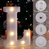 LED Light Up Letters, 26 Alphabet Marquee Letter Lights Sign - Letter L view 3