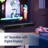 Emerson EHS-2004 42-Inch Bluetooth Soundbar with Built-in Subwoofer, 2.1 Channel Audio, USB/AUX Inputs, FM Radio, Wall Mountable, Remote Control, and Digital LED Display view 2