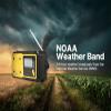 Emerson ER-7051 Emergency AM/FM Radio with NOAA Weather Band, Built-in Power Bank, Hand Crank, Solar Charging, LED Flashlight, and SOS Alarm  Essential Survival Gear for Camping and Emergency Prep view 3