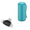 BoxWave Smart Gadget Compatible with Sony SRS-XE200 - AllReader SD Card Reader, microSD Card Reader SD Compact USB - Jet Black view 1