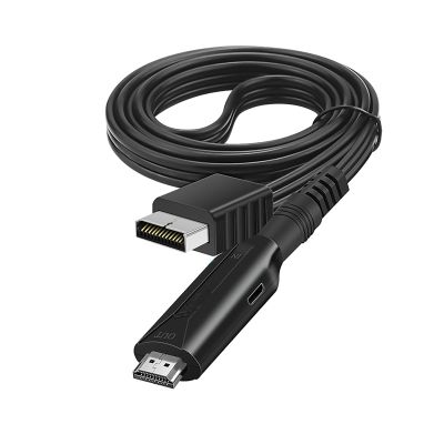 TECKEEN HDMI Converter Adapter Game Console Audio Video 1080P Converter Cable for PS1 for PS2 Display Modes for HDTV Monitor