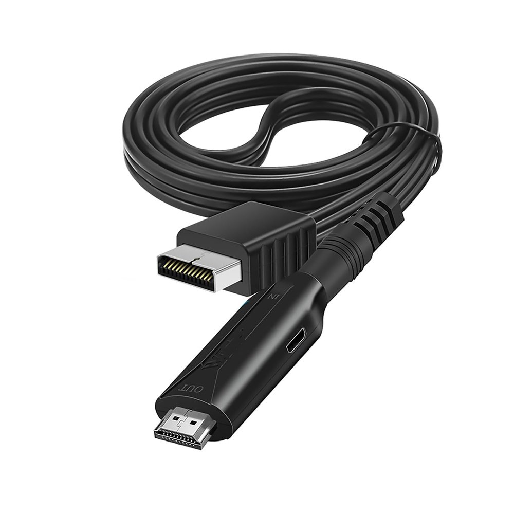 TECKEEN HDMI Converter Adapter Game Console Audio Video 1080P Converter Cable for PS1 for PS2 Display Modes for HDTV Monitor