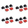 ZEZEFUFU 20PCS Self-Adhesive Clip Wire Tie Cable Clamp Clip Holder for Car Dash Camera Home view 1