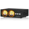 Douk Audio L3 RCA Audio Switch 1 in 3 Out & 3 in 1 Out, 3 Channel Switcher Selector Box with Remote Control & VU Meter & Bypass for PC, Amplifier, Speaker view 1