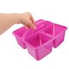 Cabilock Cleaning Tool Organizer Basket Lightweight Compartment Storage Box for Home Office Kitchen Bathroom Versatile Desktop Sundries Holder Handle for Cleaning Supplies view 2